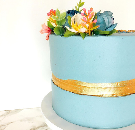 blue cake